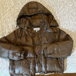 Loewe hooded down puffer medium made in Italy.